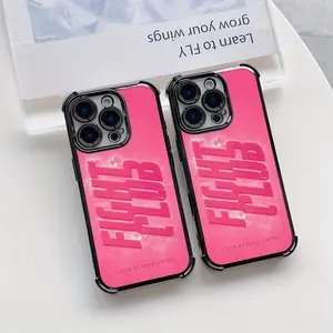 Fight Club Movie Phone Case, Compatible with iPhone Models 17-11 & More, Durable Protective Design, Perfect Fit for Daily Use