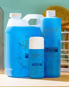 Gelish Nail Surface Cleanse – Gel Top Coat Nail Cleaner, Removes Tacky Residue, High-Shine Finish, Skin-Safe Formula, Smooth & Glossy Results for Perfect Manicure