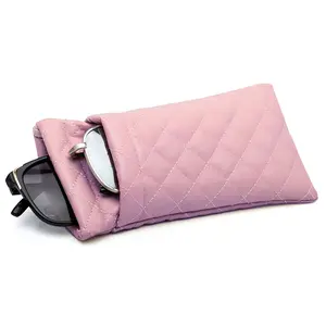 Stylish Dual Layer Glasses Bag, Eyeglass, Holds 2 Glasses and Accessories, Travel Friendly Durable Organizer, Perfect Women Fashion Accessory, Portable Sunglasses Organizer