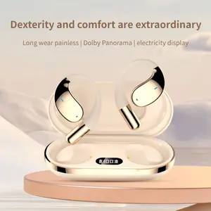 Q39 Earphones - 60 Hours Ultra Long Battery Life, Ergonomic Design, Waterproof & Sweatproof, Bluetooth, Stereo, Clear Calls (White) Tablet Audio Headset Earbud Electronic Chargeable