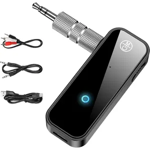 Upgraded Aux  5.4 Adapter for , 2 in 1  Audio Transmitter and Receiver 3.5mm Jack RCA  Dongle Stereo System for TV, PC, Headphone, , Speaker, Amplifier, HandsFree Call