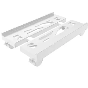 Adjustable Computer Tower Stand, PC Stand Mobile CPU Stand with 4 Rolling Caster Wheels Fits  PC Under Desk, Ventilated Under Desk PC Tower Holder for Office,Gamers