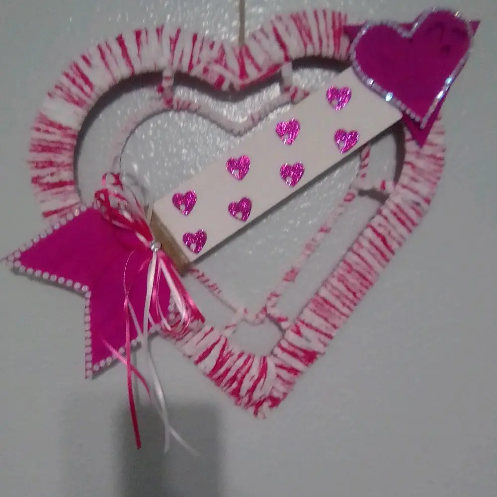 Valentine wreath