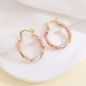 earring stack 2 holes Doubles Pierced Earrings Hypoallergenic Dangle Cartilage Stud Earring Dainty Gifts In Springtok Luxury Jewelry