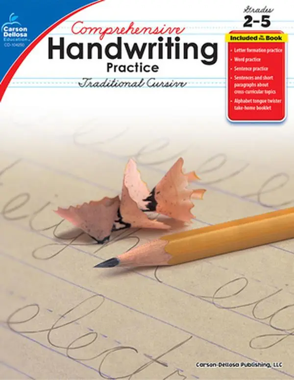 USED Book - Comprehensive Handwriting Practice: Traditional Cursive, Grades 2 - 5 by Pyne, Lynette (Paperback) - english