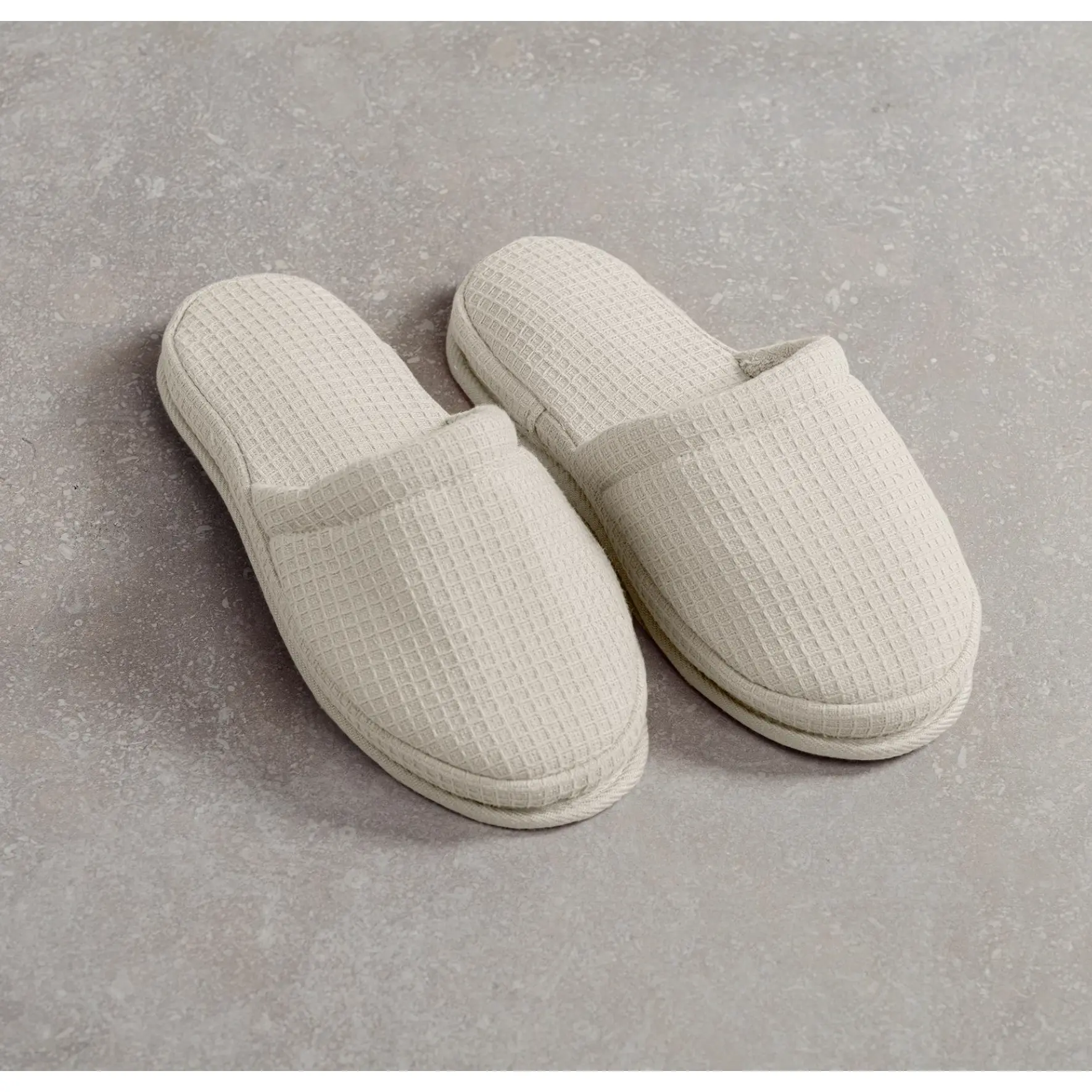 Washed Stone Waffle Slippers