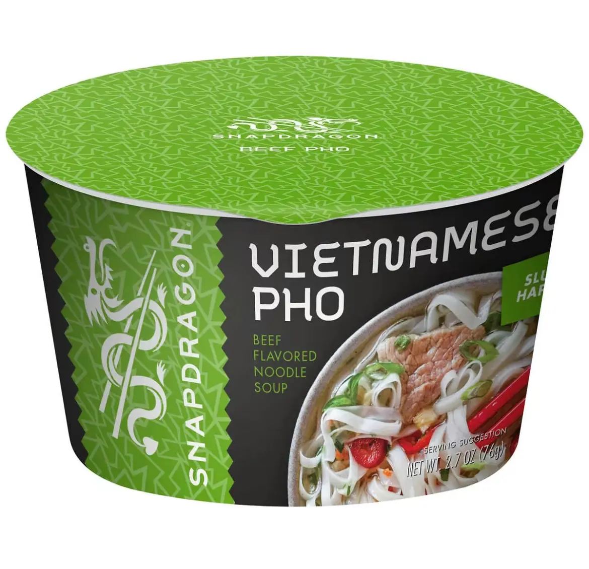 Snapdragon Vietnamese Beef Flavor Pho Soup, 1 single bowl Instant Food