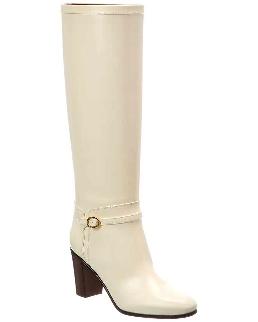 Valentino Pattie 75 Leather Knee-High Boot Valentino Pattie 75 Leather Knee-High Boot