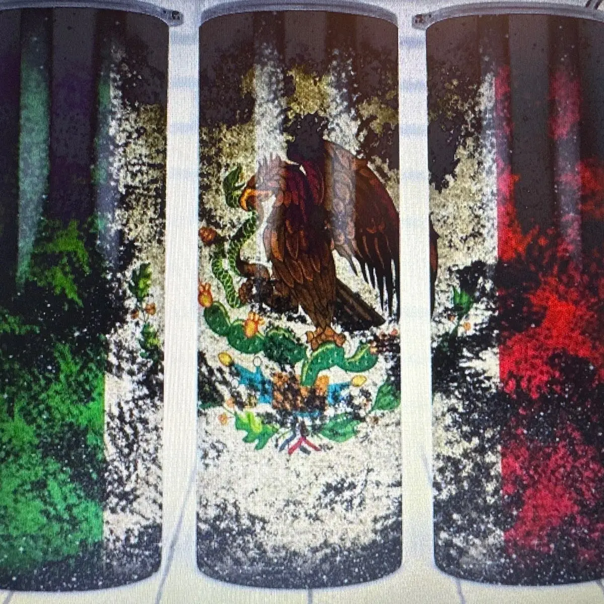 Mexican flag 20 oz