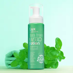 Lux Collection Wrapping Foam Lotion Wave Curl Wet Setting Styling Hair Foaming Mousse Tea Tree