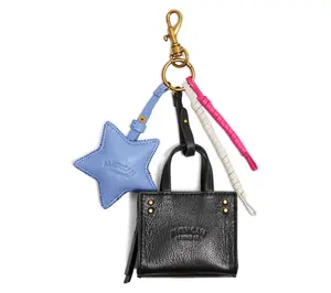 American Leather Co. Leather Bag Charms Set