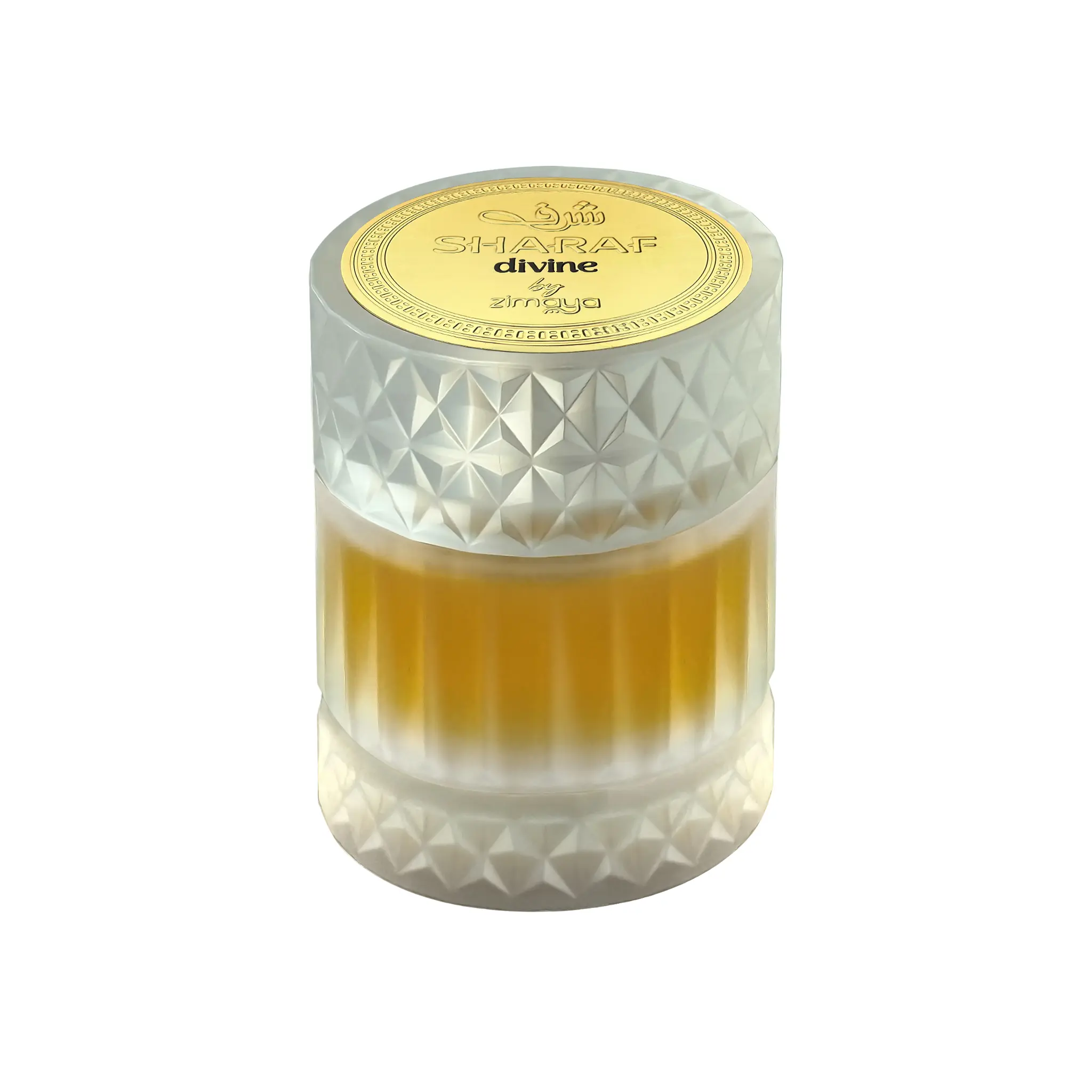 Zimaya Sharaf Divine Extrait de Parfum, 100ml (3.4 oz) – Luxurious Ambered Woods & Cognac Unisex Scent