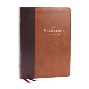 Lsb, MacArthur Study Bible, Brown Leathersoft, Comfort Print: Unleashing God's Truth One Verse at a Time (Holy Bible, Legacy Standard Bible) -- John F. MacArthur - Bible
