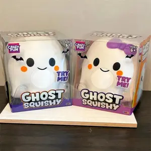 2026 Couple Ghost Squishy Toy - Extra Stress-Relief Squeeze Ball, Suitable For Adult And Children - Ghost- Shaped Stress- Relief and Sensory Play Toy - Safe, Durable and Non-Toxic Meterial