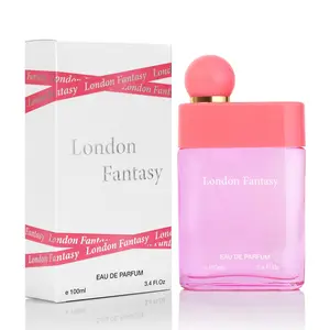 London Fantasy Perfume 3.4oz - Flora Fruity Fragrance - Top Notes of Strawberry, Blackberry, Cherry, Tangy Raspberry, Currant - Base Scents of Oakmoss, Patchouli & Vanilla - Elegant 100ml Bottle, Parfume for Women