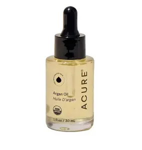 ACURE Organic Cold-Pressed Argan Oil - Multi-Purpose Skincare Serum for Dry Face, Hair & Body