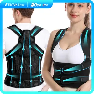IYDOAMEA Back Brace Posture Corrector for Women and Men, Shoulder Straightener, Adjustable Full Back Support, Upper and Lower Back Pain Relief - Scoliosis, Hunchback, Hump, Thoracic, Spine Corrector