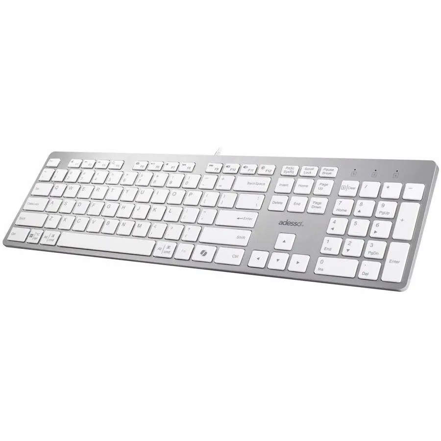 Adesso EasyTouch 730UW USB-C Multi OS Scissor Switch Keyboard  AKB730UW