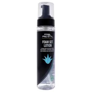 Ampro Pro Styl Styling Gel - Enriched with Aloe and African Extracts - Provides Strong Hold on All Hair Types - Perfect for Natural Tresses and Synthetic Extensions - 8 oz Foam Wrap Mousse