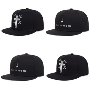 NEW HATS cross Embroidered Hip Hop Unisex Baseball Cap Casual Outing Hat Outdoor Activities Adjustable Snapback Cap
