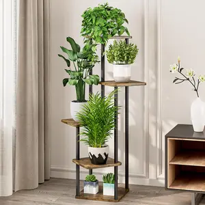 5 Tier Plant Stand Metal Flower Shelf Indoor for Multiple Plants Corner Tall Flower Holders for Patio Garden Living Room Balcony Bedroom Deals For You Days