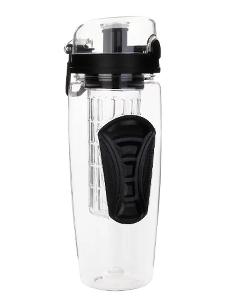 32Oz Fruit Infusing Infuser Water Bottle Water Fruit Bottle BPA Free Plastic Sport Fruit Infuser Water Bottles with Infuser Juice Shaker Drink Bottle of Water