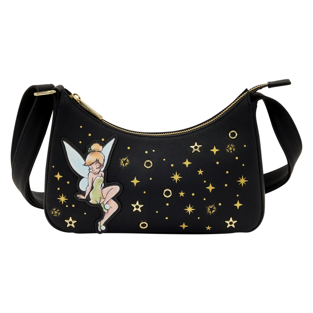 Disney Tinker Bell Pixie Dust Crossbody Bag, Casual Crossbody Bag, Fashionable Bag