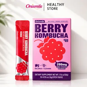 【Onismile】 Composite Berry Flavor Kombucha Contains Three Layers of Natural Liver-Protecting Ingredients. Essential for Drinking Alcohol, Staying Up Late and Social Events. Helps Reduce the Burden on the Liver.PDC