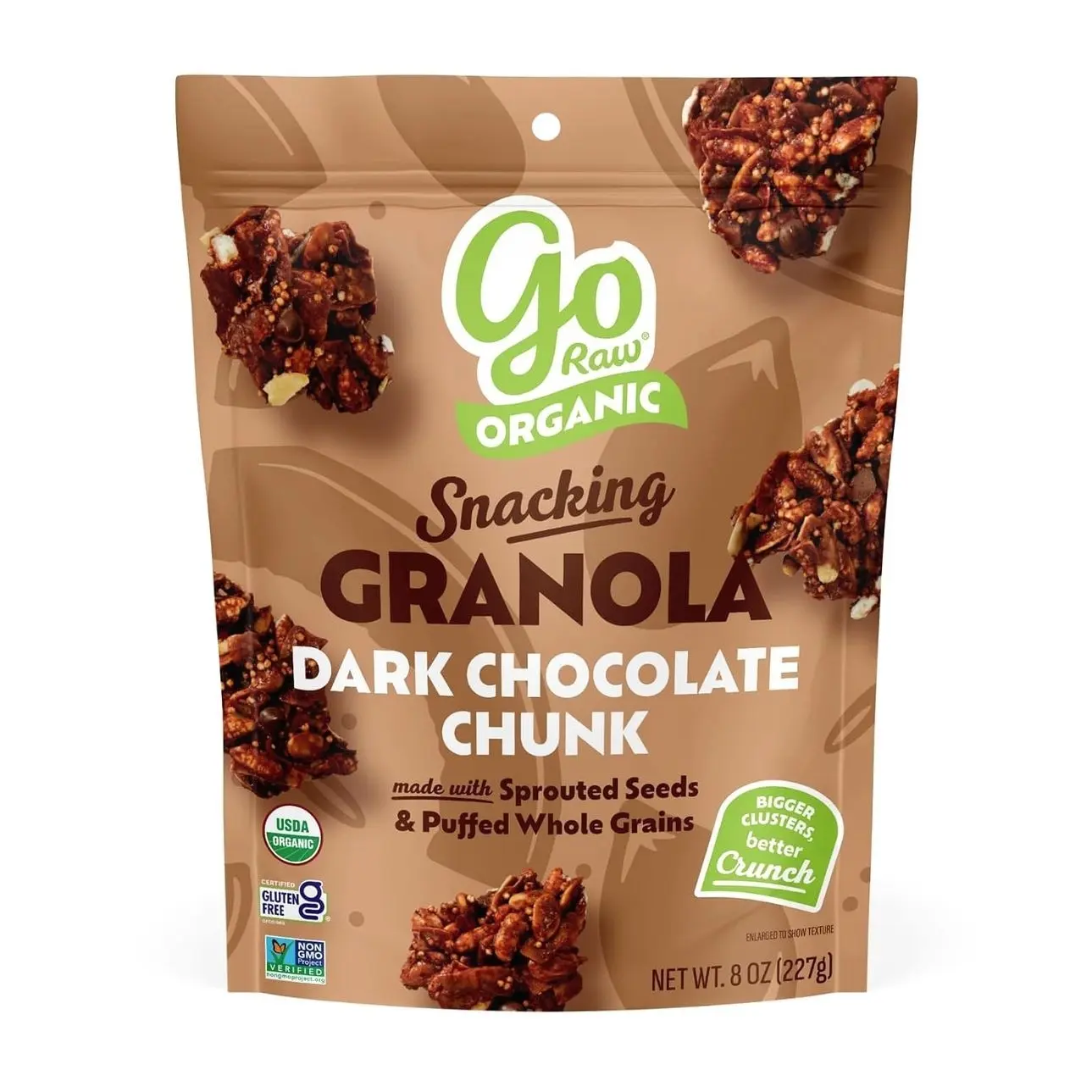 Go Raw Granola Dark Chocolate, 8 oz