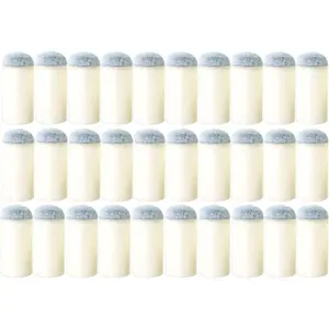 30pcs 13mm Gray Professional Durable Billiard Replacement Cue Tips for Pool Cue Repair Stick