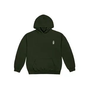 Death Row Records Embroidered Logo Green Pullover Hoodie