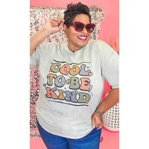 Tees2urdoor Women's Cotton Vintage Mineral Washed Round Neck Half Sleeve Basic Fitted T-Shirt - Cool Graphic, Casual Everyday Top, Tshirt, Cool Women's T-Shirts