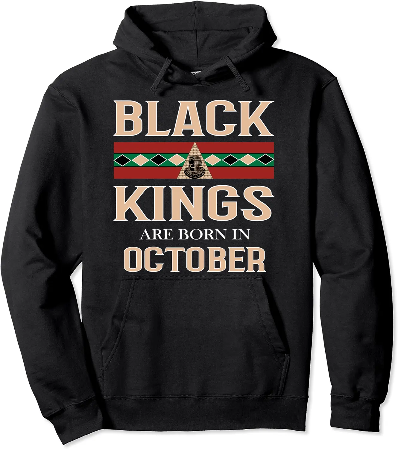 African American Men and Boy October Birthday Gift Pullover Hoodie - Hufsakha Shop 42B08L87YYNW