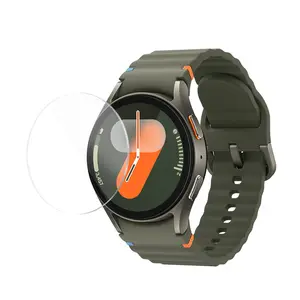 1-Pack Screen Protector for Samsung Galaxy Watch 7 40mm/44mm, Tempered Glass with 9H Hardness, Ultra-Resistant Anti-Scratch Bubble-Free Cover for Women Men