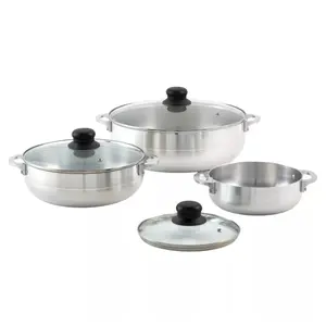 3pc Basic Caldero Set with Glass Lid, a great holiday gift for your family