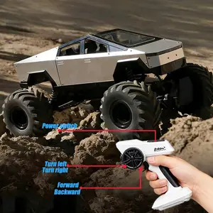 MASSIVE 1/8 Scale Cyber RC Truck | 4WD All-Terrain Monster Crawler | 2.4GHz High-Speed Alloy Remote Control Car | The Ultimate Big Boy Toy & Adult Tech Gift