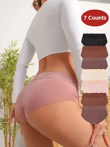 Women's Fitted Underwear Set, Soft & Stretchy Fabric, Casual Style, All-Season Comfort, Perfect for Daily Wear