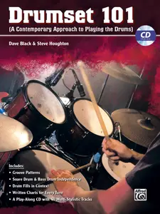 USED-Drumset 101: A Contemporary Approach to Playing the Drums, Book & Online Audio [With CD (Audio)] by Black, Dave (Paperback)