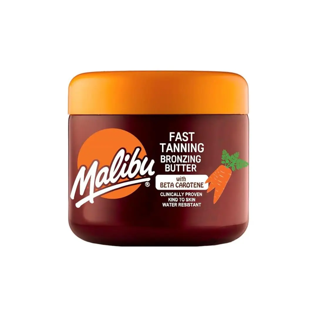 Malibu Sun Fast Tanning Gel, 10.1 Fl Oz, Deep Tan Accelerator with Carrot, Beta Carotene and Vitamin E, Tropical Coconut, Water-Resistant, for Outdoor and Sunbed Use, Made in UK