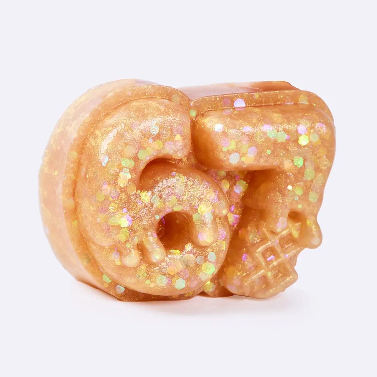Gold Chunky Glitter 67 Taba Squishy,very suitable for squeezing to relieve pressure,relieve hand relaxation