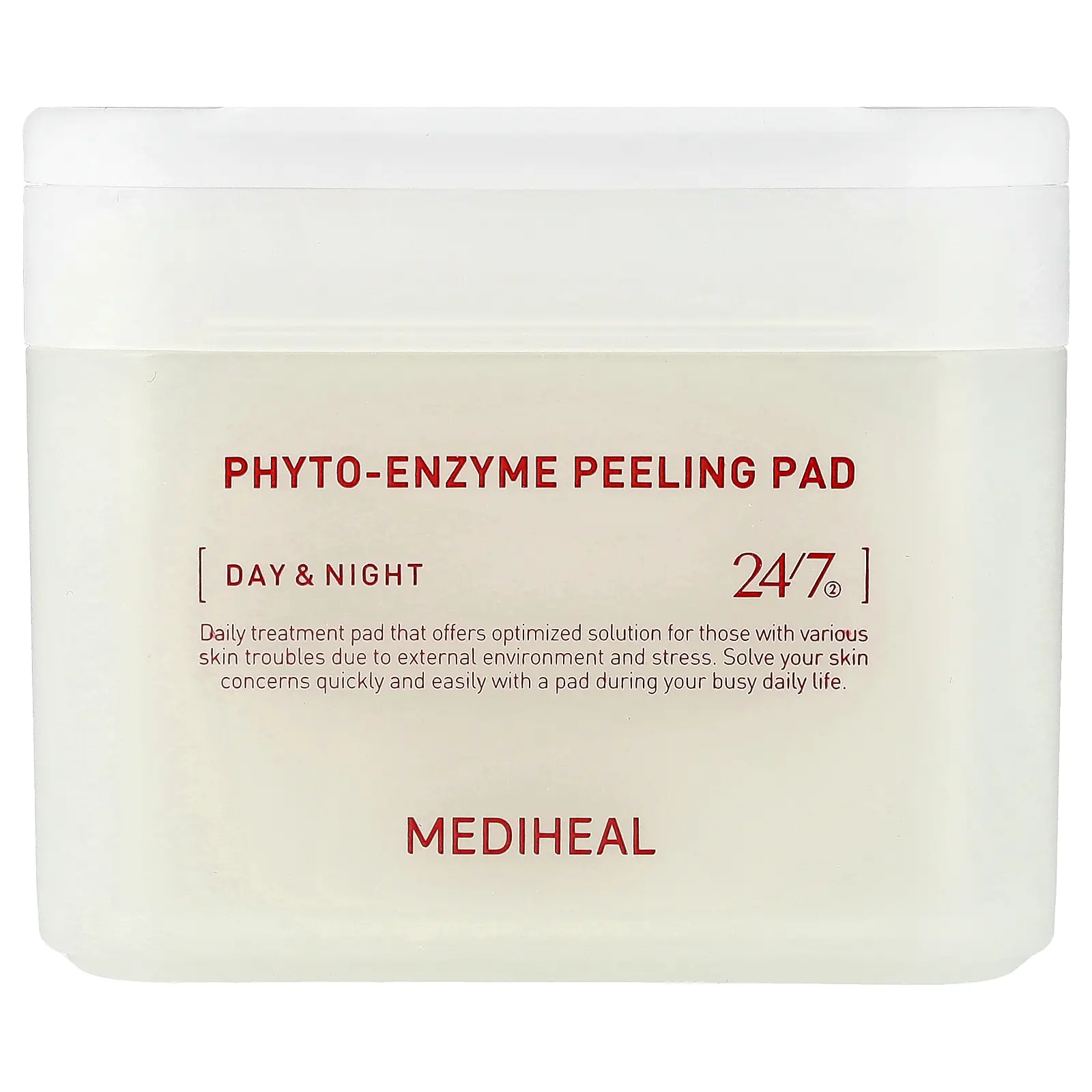 MEDIHEAL Phyto-Enzyme Peeling Pad, Day & Night, 90 Pads, 6.76 fl oz (200 ml)