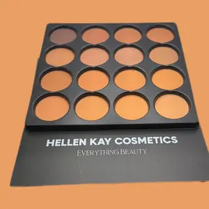 Hellen Kay Contour Palette, 16 shades Full Coverage, Highlight, Illuminate, Light Contour, and Dark Contour, Contour Makeup Palette for Women and Girls