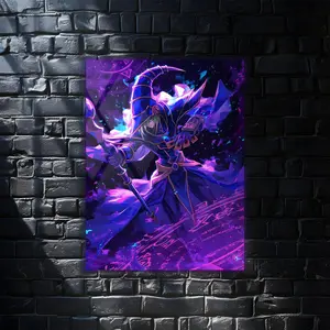 Dark Magician Yu-Gi-Oh! Anime Wall Art Poster, Modern Wall Art, Anime Gifts, Wall Decor