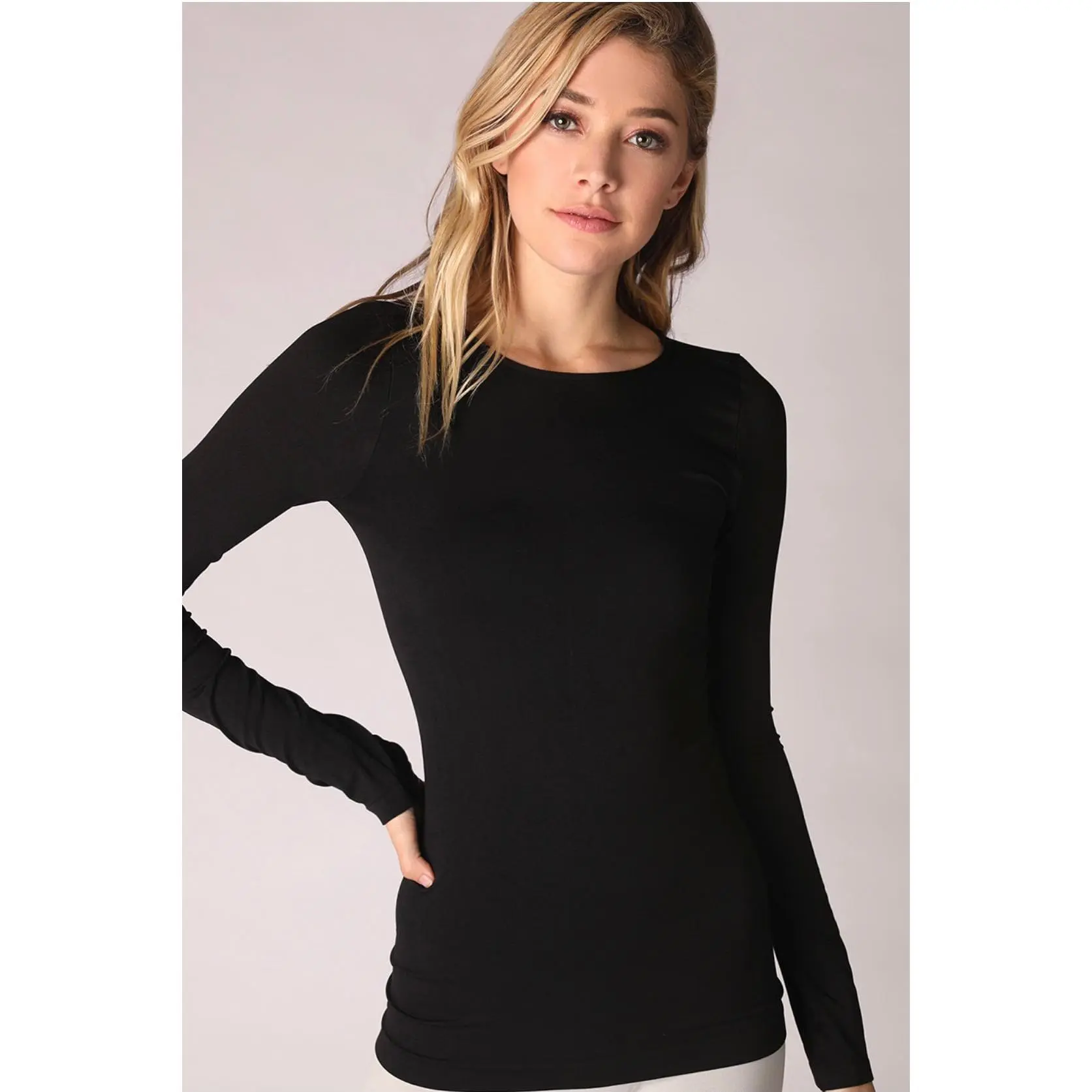 NikiBiki Long Sleeve Crew Neck Top