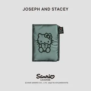 Travel Wallet Hello Kitty Sleek Green
