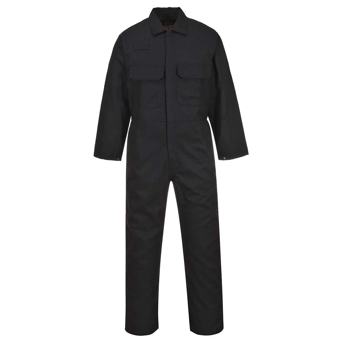 UBIZ1 Bizweld Flame Resistant Coveralls for Welding, Protective Safety FR Workwear Coveralls Black, Large