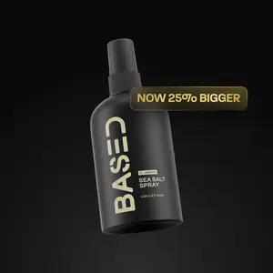 BASED Sea Salt Spray | Instant Volume & Texture | Infused with Kelp Extract & Vitamin B5 | Simple, Effective, BASED.