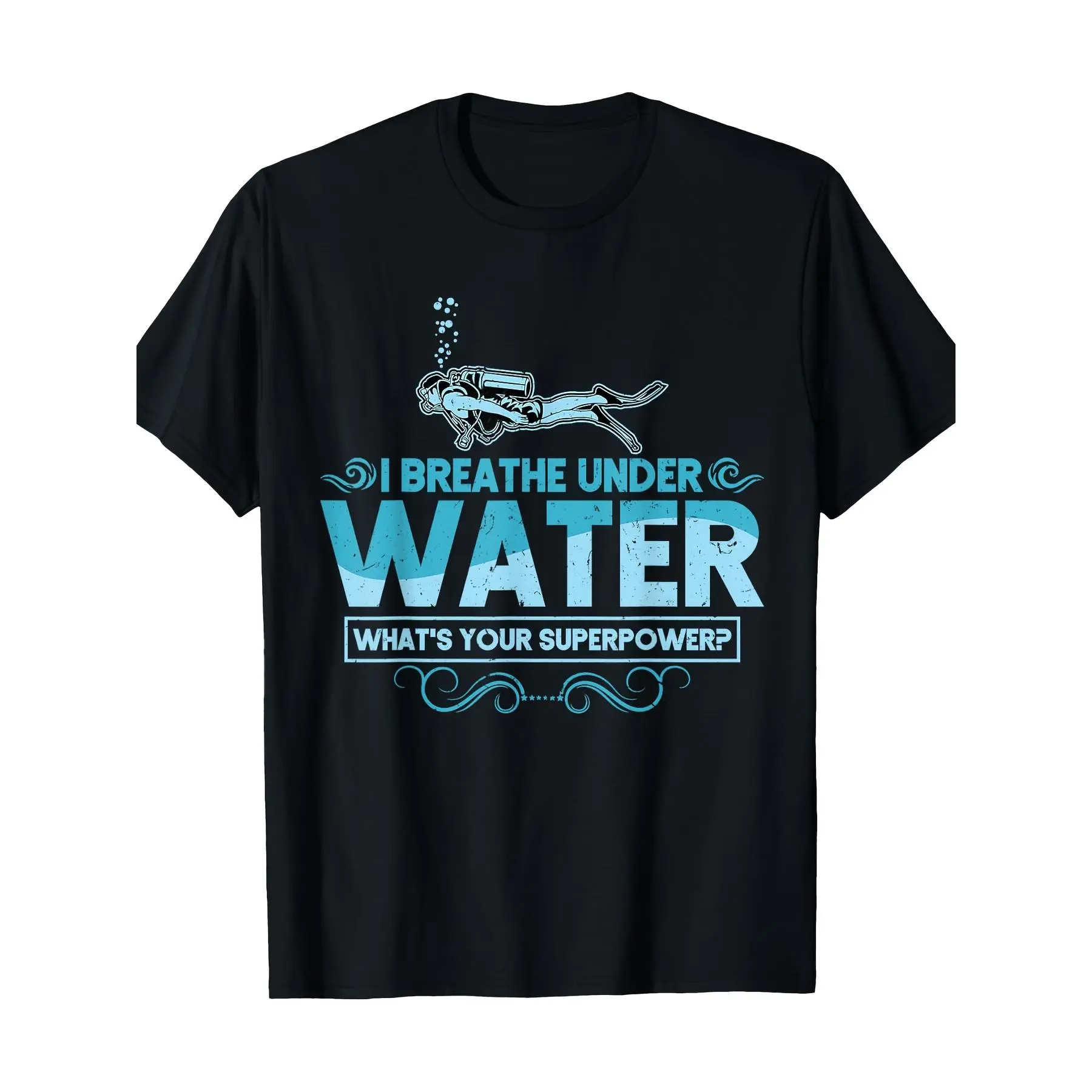 Scuba Diving Shirt Men Women Scuba Diver Gift Ocean Lover T-Shirt Cotton Made in USA