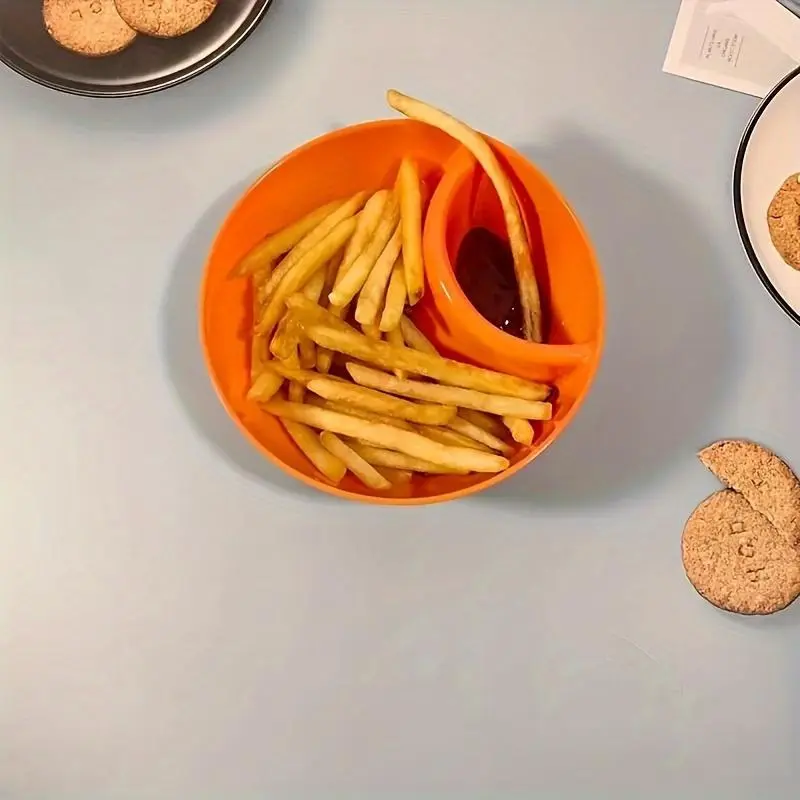 1 pieces of non fragile potato chip bowls, potato chip bowls, snack bowls, fruit bowl, salad serving bowls, dipping sauce bowls, seasoning jars, potato chip plates, kitchen utensils, kitchen accessories, Tableware