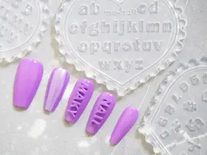 English alphabet Mould for Nail Art DIY Decal Design